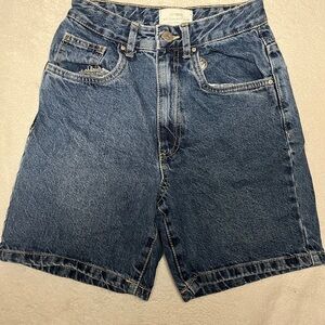 Classic Blue Denim Shorts